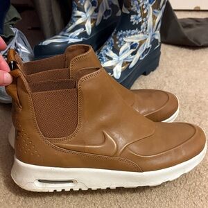 Nike Men's Tan Slip-On Sneakers